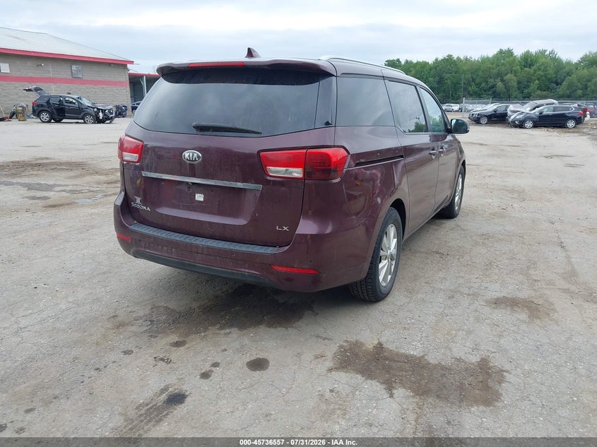 2017 Kia SEDONA VIN KNDMB5C11H6284681 IAAI salvage auction — NORMAL WEAR, Original (Maine), sold $700 on 2026-08-29 (photo 4)
