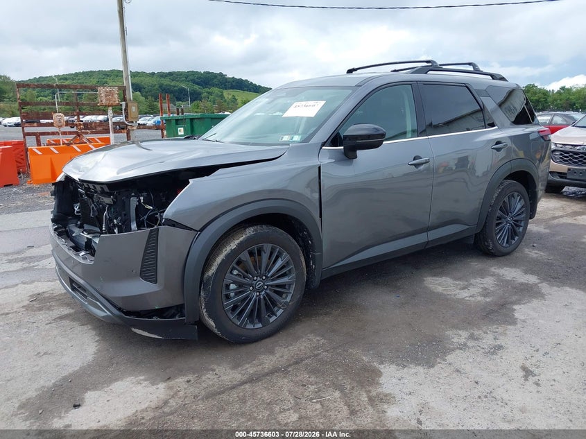 2026 Nissan Pathfinder VIN 5N1DR3CT2TC222083 IAAI salvage auction — FRONT END, Salvage (Pennsylvania), sold $14,100 on 2026-08-21 (photo 2)
