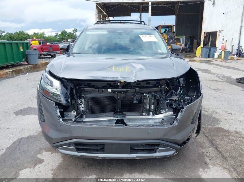 2026 Nissan Pathfinder VIN 5N1DR3CT2TC222083 IAAI salvage auction — FRONT END, Salvage (Pennsylvania), sold $14,100 on 2026-08-21 (photo 6)