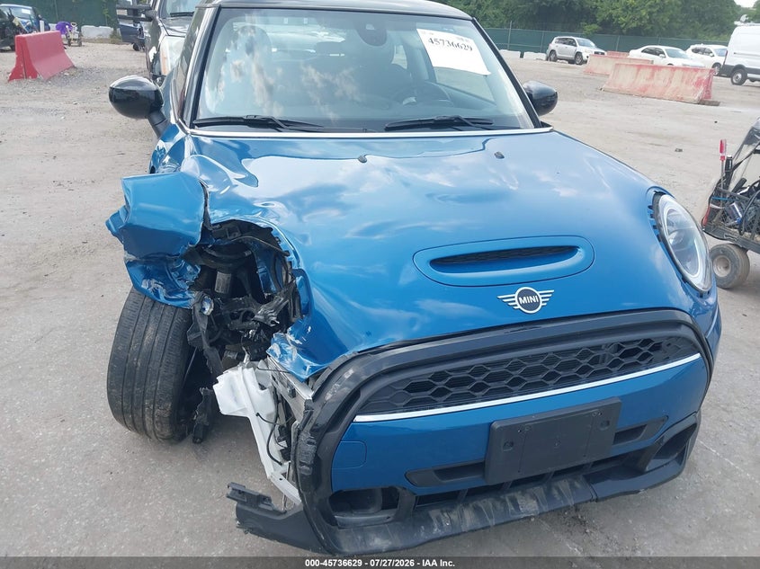 2022 Mini Hard top VIN WMW53DH04N2R09845 IAAI salvage auction — FRONT END, Wait Title, sold $2,850 on 2026-09-17 (photo 6)