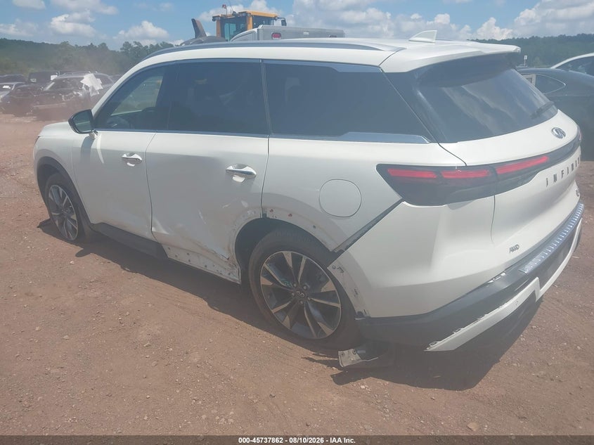 2023 Infiniti Qx60 VIN 5N1DL1FS5PC374924 IAAI salvage auction — SIDE, Salvage (Alabama), sold $8,300 on 2026-08-19 (photo 3)