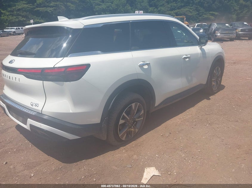 2023 Infiniti Qx60 VIN 5N1DL1FS5PC374924 IAAI salvage auction — SIDE, Salvage (Alabama), sold $8,300 on 2026-08-19 (photo 4)