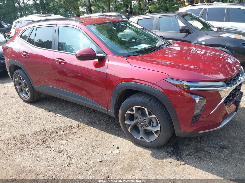 2025 Chevrolet Trax VIN KL77LHEP2SC255029 IAAI salvage auction — FRONT END, Enterprise Vehicles Clear Only (Virginia), sold $8,800 on 2026-08-02 (photo 1)