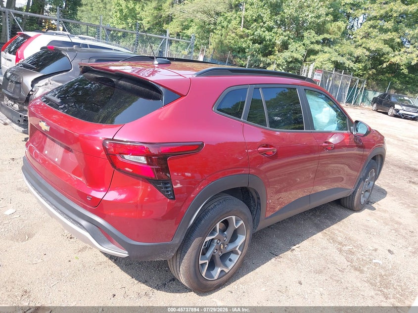 2025 Chevrolet Trax VIN KL77LHEP2SC255029 IAAI salvage auction — FRONT END, Enterprise Vehicles Clear Only (Virginia), sold $8,800 on 2026-08-02 (photo 4)