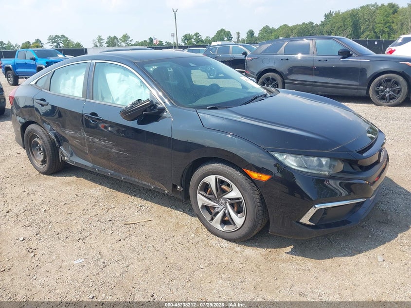 2019 Honda Civic VIN 19XFC2F64KE021971 IAAI salvage auction — RIGHT SIDE, Salvage Title, sold $4,400 on 2026-09-11 (photo 1)