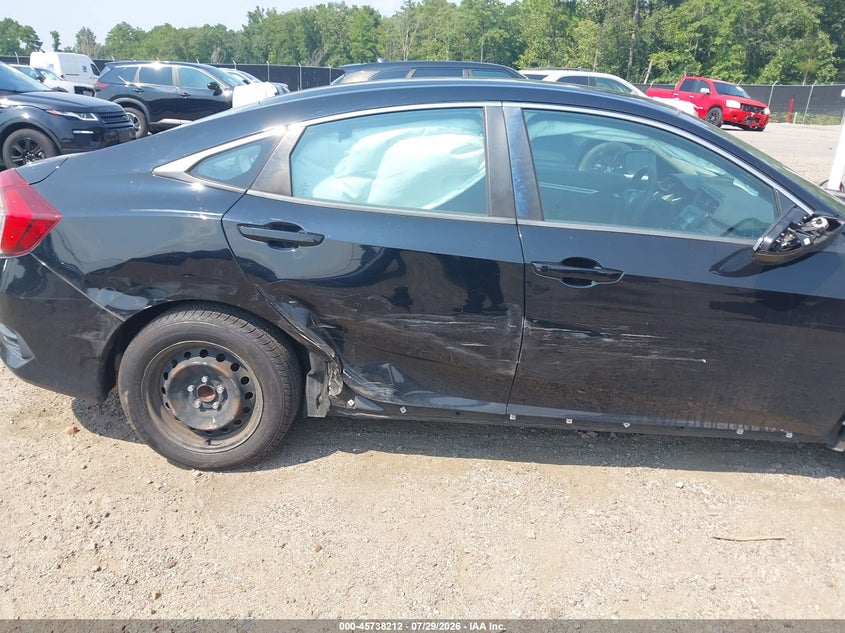 2019 Honda Civic VIN 19XFC2F64KE021971 IAAI salvage auction — RIGHT SIDE, Salvage Title, sold $4,400 on 2026-09-11 (photo 6)