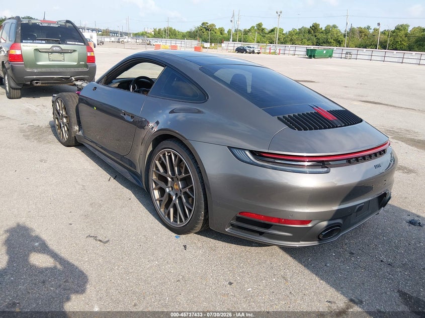 2020 Porsche 911 VIN WP0AA2A93LS206092 IAAI salvage auction — Front End, Salvage, sold $10,100 on 2026-09-08 (photo 3)