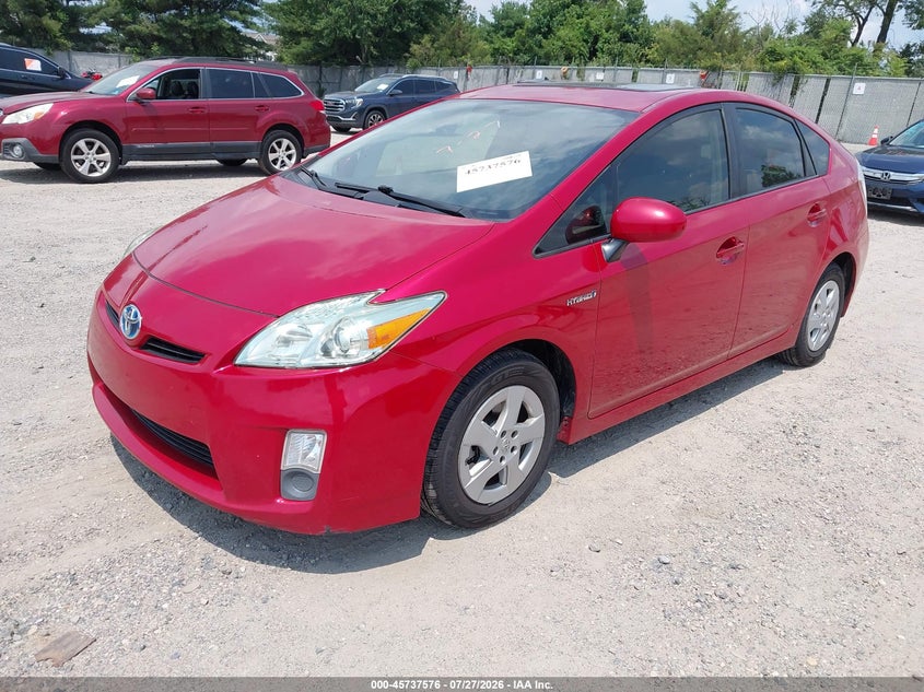 2011 Toyota Prius VIN JTDKN3DU6B0270040 IAAI salvage auction — RIGHT REAR, Clear (New Jersey), sold $225 on 2026-07-28 (photo 2)