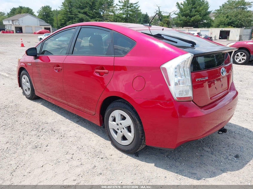 2011 Toyota Prius VIN JTDKN3DU6B0270040 IAAI salvage auction — RIGHT REAR, Clear (New Jersey), sold $225 on 2026-07-28 (photo 3)
