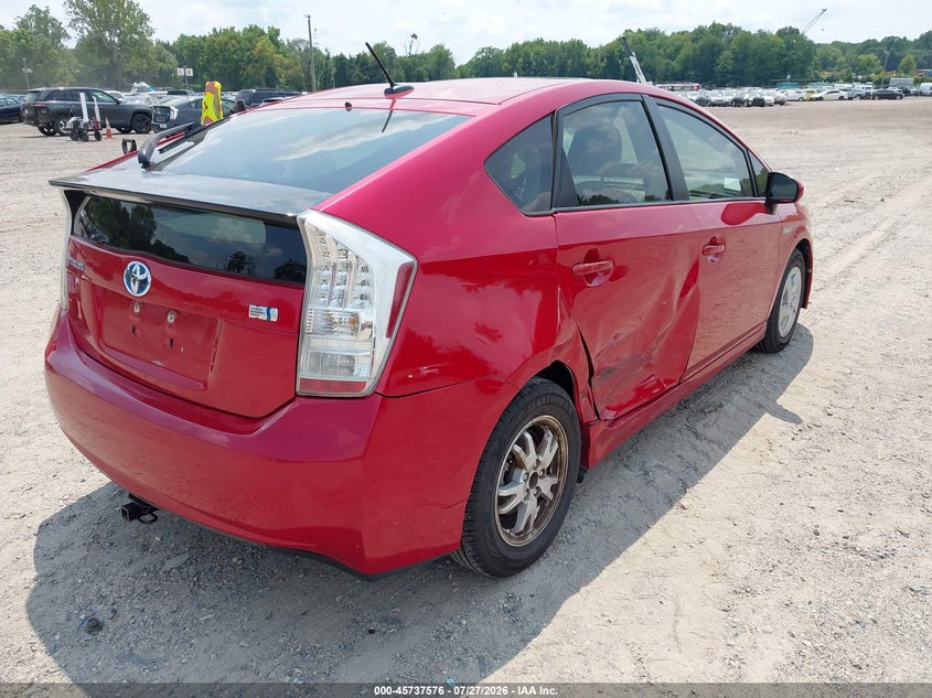 2011 Toyota Prius VIN JTDKN3DU6B0270040 IAAI salvage auction — RIGHT REAR, Clear (New Jersey), sold $225 on 2026-07-28 (photo 4)