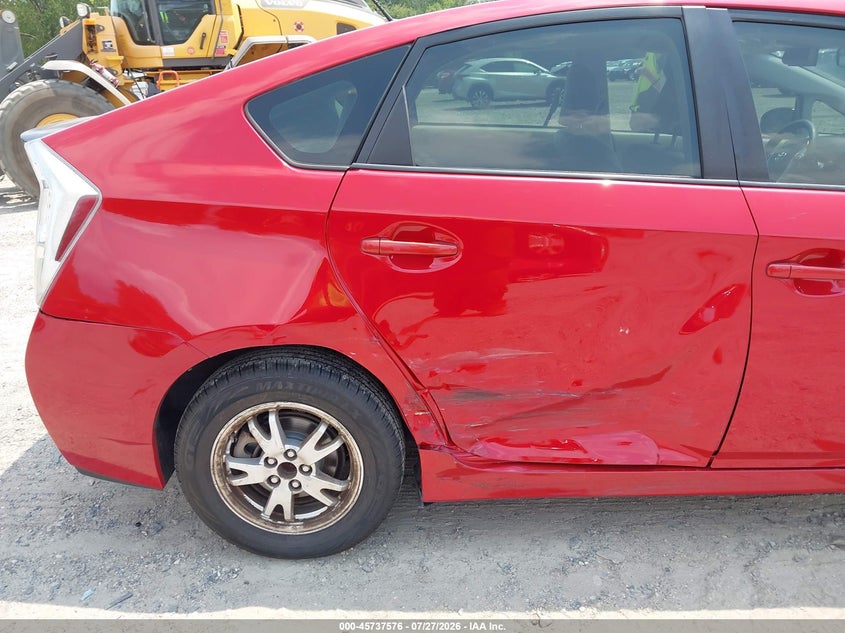 2011 Toyota Prius VIN JTDKN3DU6B0270040 IAAI salvage auction — RIGHT REAR, Clear (New Jersey), sold $225 on 2026-07-28 (photo 6)