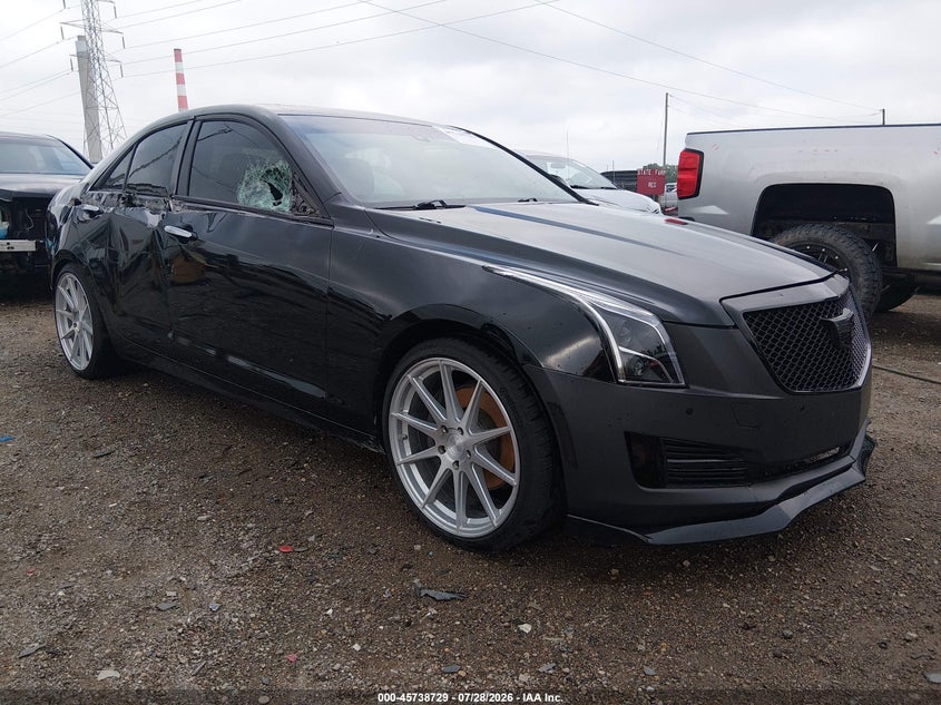 2016 Cadillac Ats VIN 1G6AH5RX5G0153528 IAAI salvage auction — SIDE, Salvage (Indiana), sold $3,600 on 2026-08-23 (photo 1)