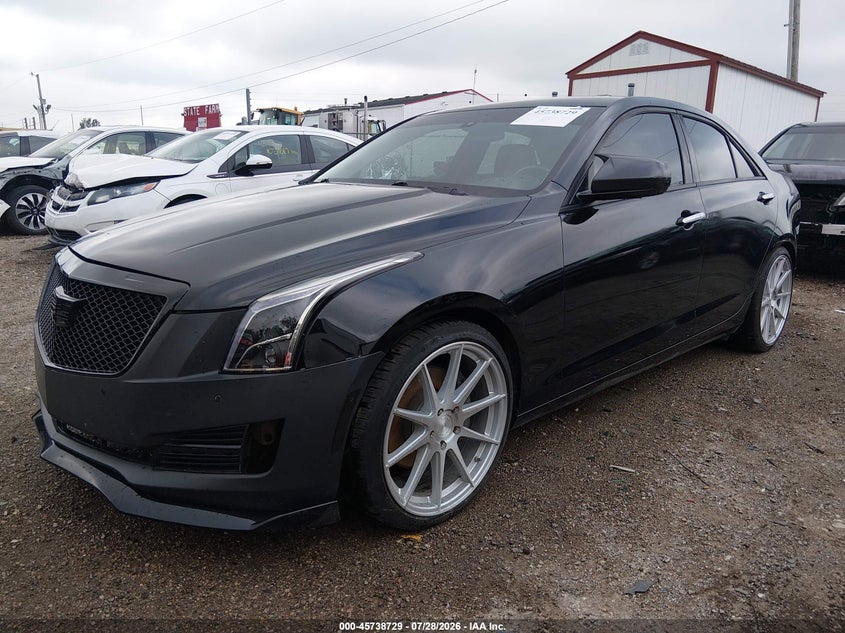 2016 Cadillac Ats VIN 1G6AH5RX5G0153528 IAAI salvage auction — SIDE, Salvage (Indiana), sold $3,600 on 2026-08-23 (photo 2)