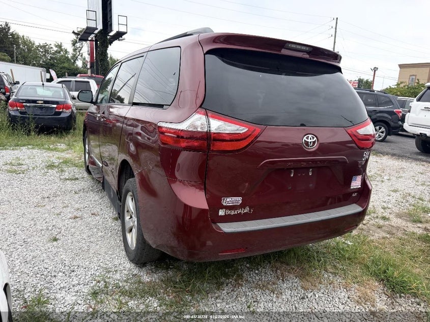 2017 Toyota Sienna VIN 5TDKZ3DC0HS845833 IAAI salvage auction — NORMAL WEAR, Clear - Tbo (Indiana), sold $25 on 2026-07-29 (photo 3)