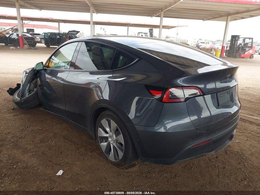 2022 Tesla Model y VIN 7SAYGDEE0NF420847 IAAI salvage auction — LEFT FRONT, Salvage (Arizona), sold $9,750 on 2026-08-27 (photo 3)