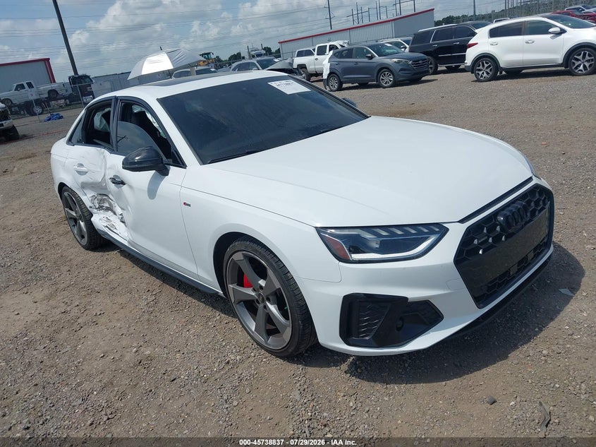 2023 Audi A4 VIN WAUEAAF44PA035175 — IAAI salvage auction photo