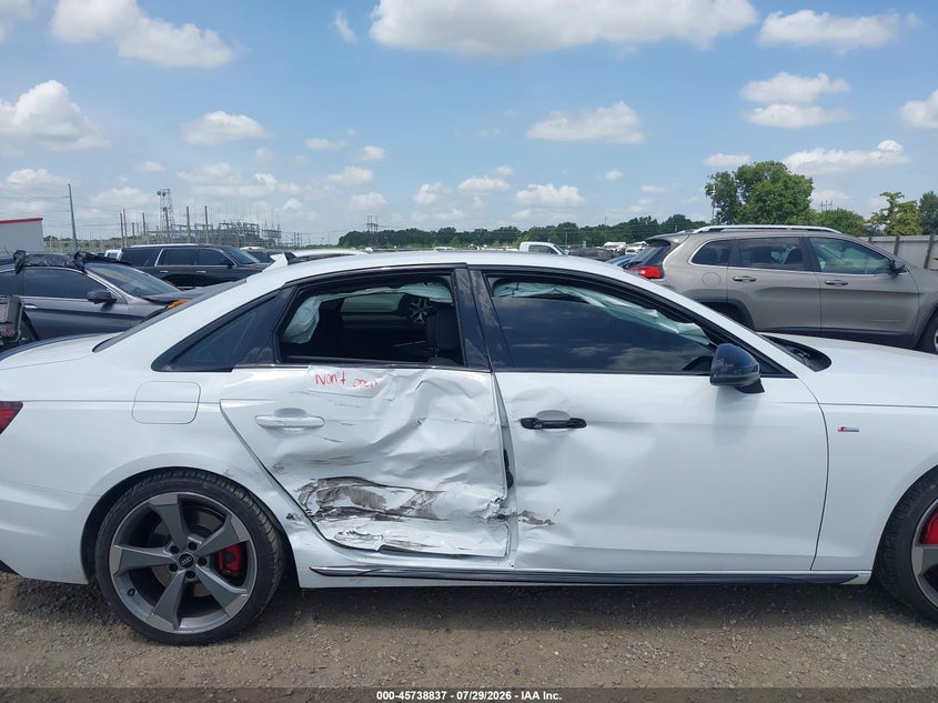 2023 Audi A4 VIN WAUEAAF44PA035175 IAAI salvage auction — SIDE, Wait Title, sold $25 on 2026-09-05 (photo 6)