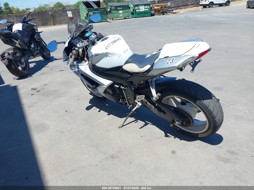 2008 Suzuki Gsx-r600 VIN JS1GN7EA782110547 IAAI salvage auction — RIGHT SIDE, Clear - Dealer Only (California), sold $2,850 on 2026-09-12 (photo 3)