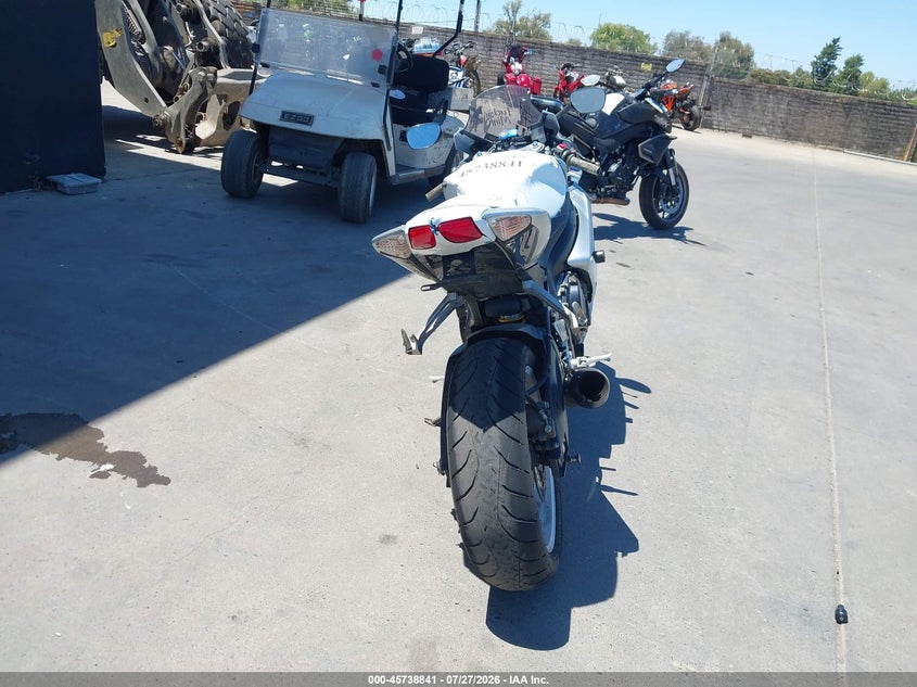2008 Suzuki Gsx-r600 VIN JS1GN7EA782110547 IAAI salvage auction — RIGHT SIDE, Clear - Dealer Only (California), sold $2,850 on 2026-09-12 (photo 6)