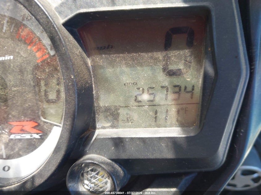 2008 Suzuki Gsx-r600 VIN JS1GN7EA782110547 IAAI salvage auction — RIGHT SIDE, Clear - Dealer Only (California), sold $2,850 on 2026-09-12 (photo 7)