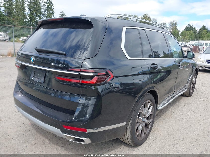 2026 BMW X7 VIN 5UX23EM08T9070061 IAAI salvage auction — FRONT END, Enterprise Vehicles Clear Only (Arizona), sold $42,250 on 2026-08-01 (photo 4)