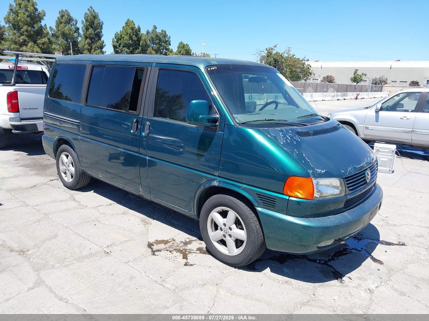 2002 Volkswagen Eurovan VIN WV2KB47002H061841 IAAI salvage auction — NORMAL WEAR, Clear - Dealer Only (California), sold $225 on 2026-08-03 (photo 1)