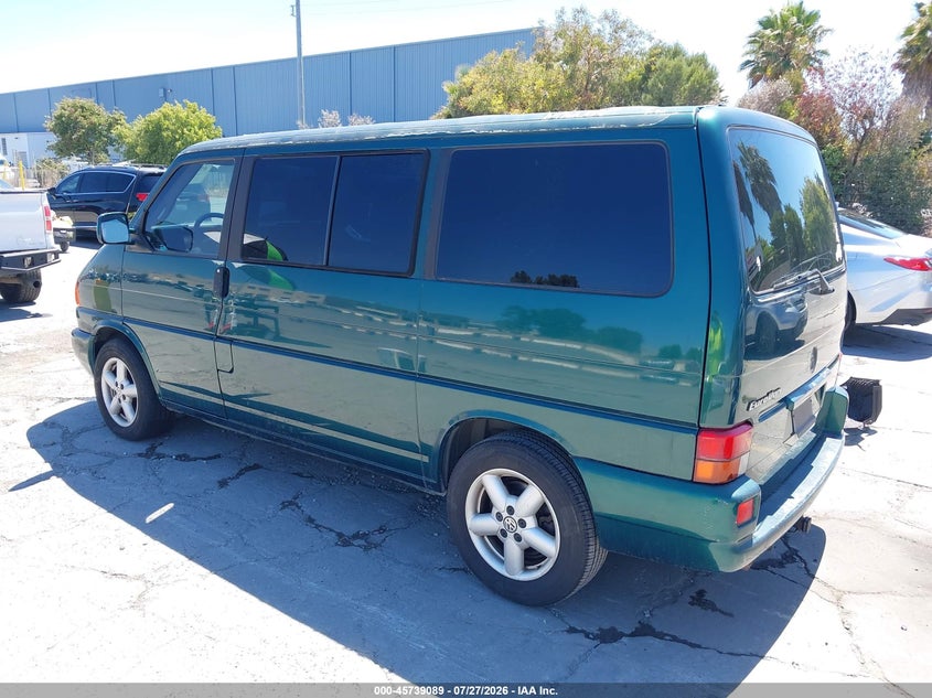 2002 Volkswagen Eurovan VIN WV2KB47002H061841 IAAI salvage auction — NORMAL WEAR, Clear - Dealer Only (California), sold $225 on 2026-08-03 (photo 3)