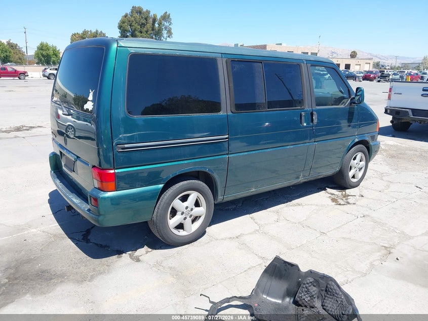 2002 Volkswagen Eurovan VIN WV2KB47002H061841 IAAI salvage auction — NORMAL WEAR, Clear - Dealer Only (California), sold $225 on 2026-08-03 (photo 4)
