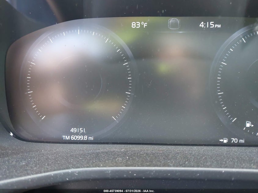 2022 Volvo Xc40 VIN YV4162UL0N2757010 IAAI salvage auction — FRONT & REAR, Salvage Title, sold $9,600 on 2026-09-26 (photo 7)