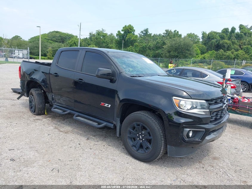 2021 Chevrolet Colorado VIN 1GCGTDEN4M1229783 — IAAI salvage auction photo