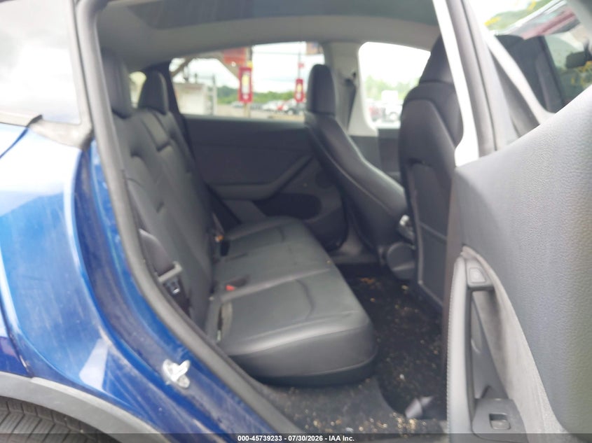 2023 Tesla Model y VIN 7SAYGDEEXPA145777 IAAI salvage auction — REAR END, Mv-907A (New York), sold $10,000 on 2026-08-02 (photo 8)