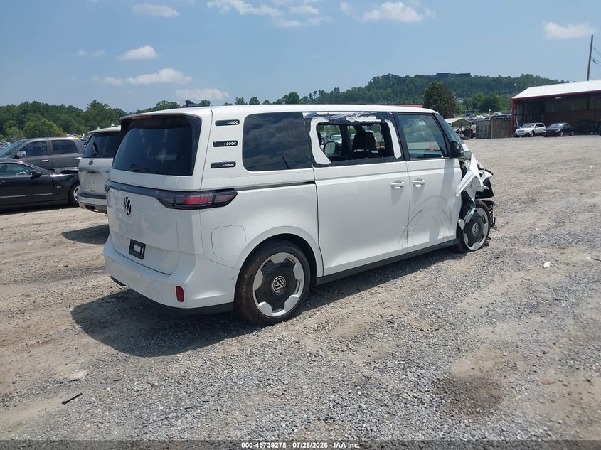 2025 Volkswagen Id. buzz VIN WVGAWVEB4SH013814 IAAI salvage auction — FRONT END, Clear (Virginia), sold $25 on 2026-07-31 (photo 4)