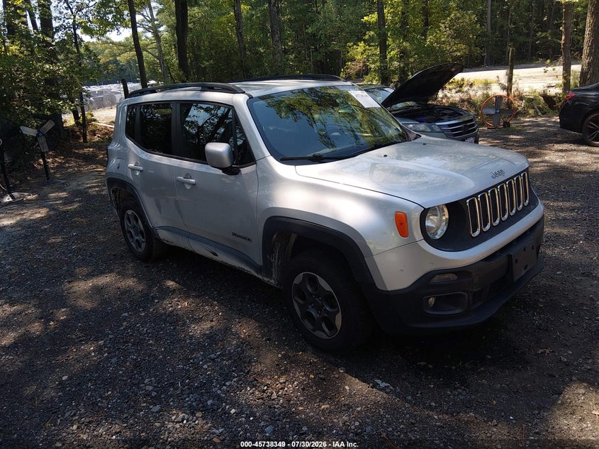2016 Jeep Renegade VIN ZACCJBBW7GPD62130 IAAI salvage auction — NORMAL WEAR, Salvage Title, sold $1,800 on 2026-08-12 (photo 1)