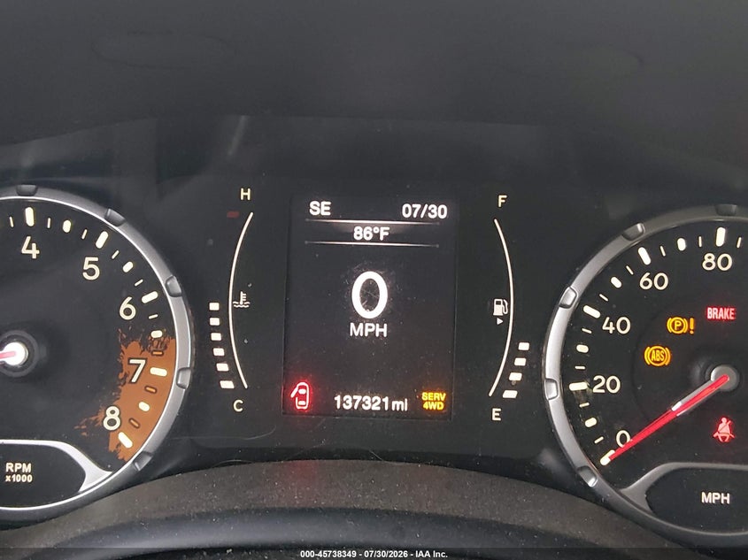 2016 Jeep Renegade VIN ZACCJBBW7GPD62130 IAAI salvage auction — NORMAL WEAR, Salvage Title, sold $1,800 on 2026-08-12 (photo 7)