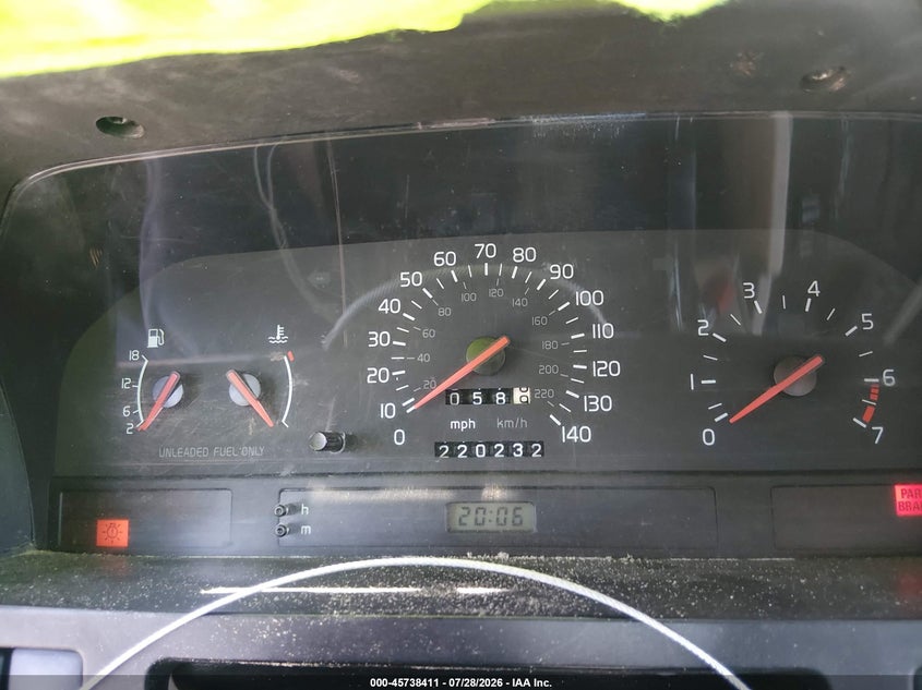 1996 Volvo 850 VIN YV1LS5513T1283945 IAAI salvage auction — NORMAL WEAR, Salvage (New Mexico), sold $225 on 2026-08-10 (photo 7)