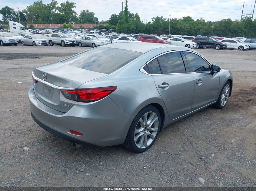 2014 Mazda 6 VIN JM1GJ1V56E1108713 IAAI salvage auction — NORMAL WEAR, Clear (Pennsylvania), sold $2,600 on 2026-07-31 (photo 4)