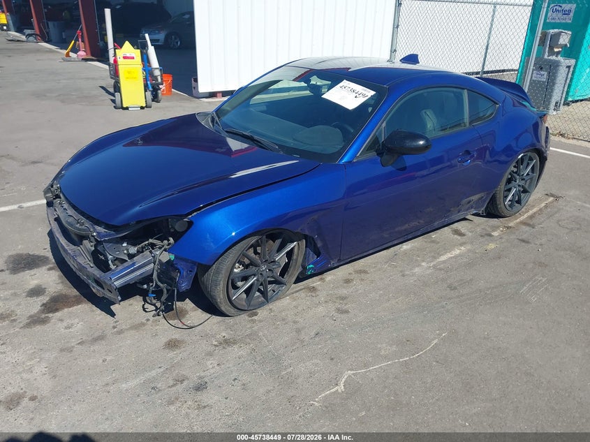 2023 Toyota Gr 86 VIN JF1ZNBE19P9765502 IAAI salvage auction — FRONT END, Salvage (California), sold $7,800 on 2026-08-18 (photo 2)