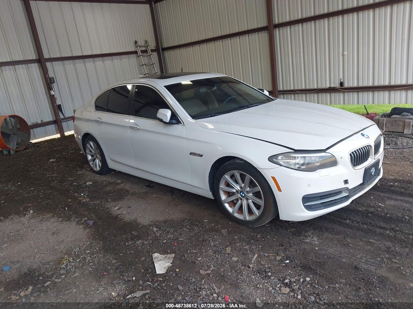 2014 BMW 5er VIN WBA5B1C59ED481330 IAAI salvage auction — NORMAL WEAR, Clear (Georgia), sold $1,100 on 2026-08-21 (photo 1)