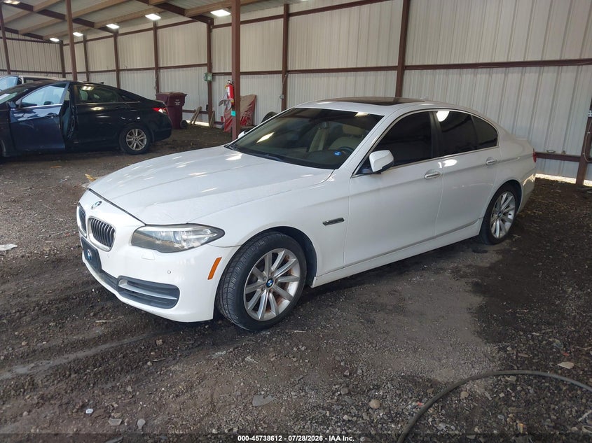 2014 BMW 5er VIN WBA5B1C59ED481330 IAAI salvage auction — NORMAL WEAR, Clear (Georgia), sold $1,100 on 2026-08-21 (photo 2)