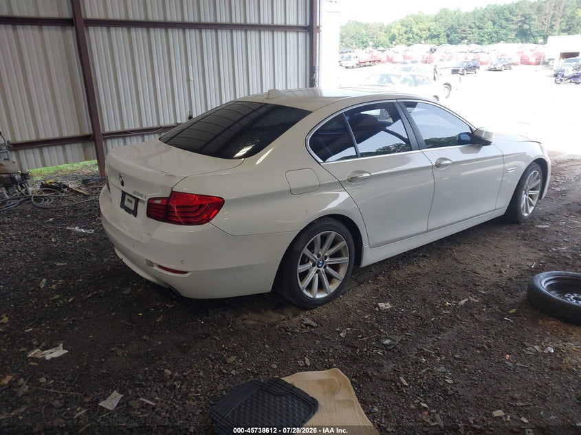 2014 BMW 5er VIN WBA5B1C59ED481330 IAAI salvage auction — NORMAL WEAR, Clear (Georgia), sold $1,100 on 2026-08-21 (photo 4)