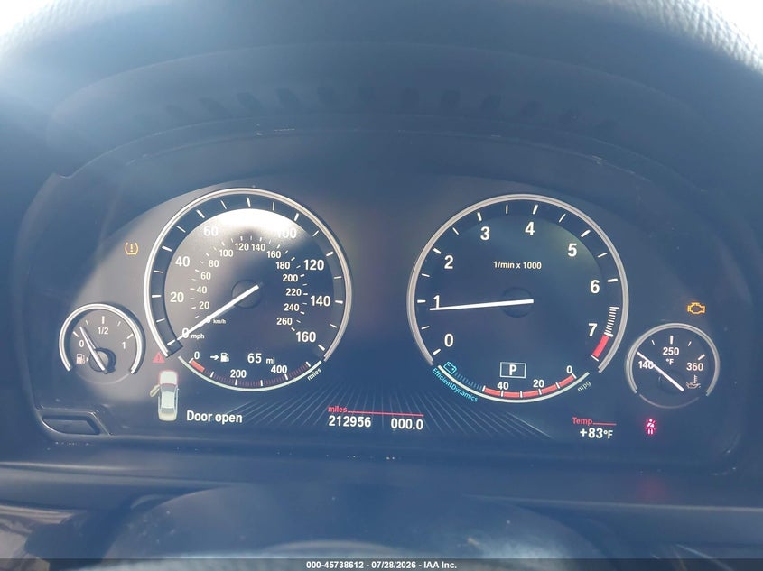 2014 BMW 5er VIN WBA5B1C59ED481330 IAAI salvage auction — NORMAL WEAR, Clear (Georgia), sold $1,100 on 2026-08-21 (photo 7)