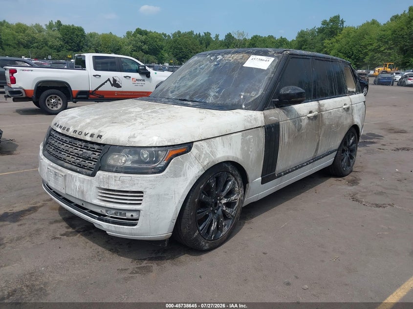 2014 Land rover RANGE ROVER VIN SALGS2EF9EA137000 IAAI salvage auction — NORMAL WEAR, Clear (Massachusetts), sold $450 on 2026-07-30 (photo 2)