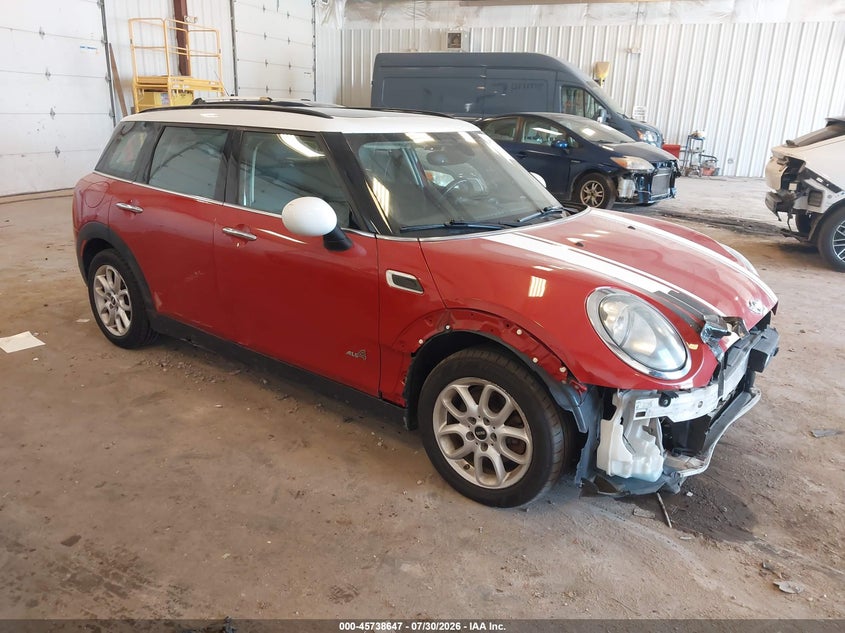 2017 Mini Clubman VIN WMWLU1C50H2F28099 IAAI salvage auction — FRONT END, Salvage Title, sold $1,600 on 2026-08-19 (photo 1)
