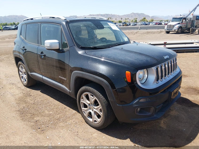 2016 Jeep Renegade VIN ZACCJBDT5GPD32157 IAAI salvage auction — NORMAL WEAR, Clear-Dealer Only (Arizona), sold $2,000 on 2026-08-11 (photo 1)