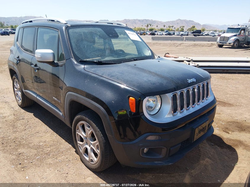 2016 Jeep Renegade VIN ZACCJBDT5GPD32157 IAAI salvage auction — NORMAL WEAR, Clear-Dealer Only (Arizona), sold $2,000 on 2026-08-11 (photo 6)