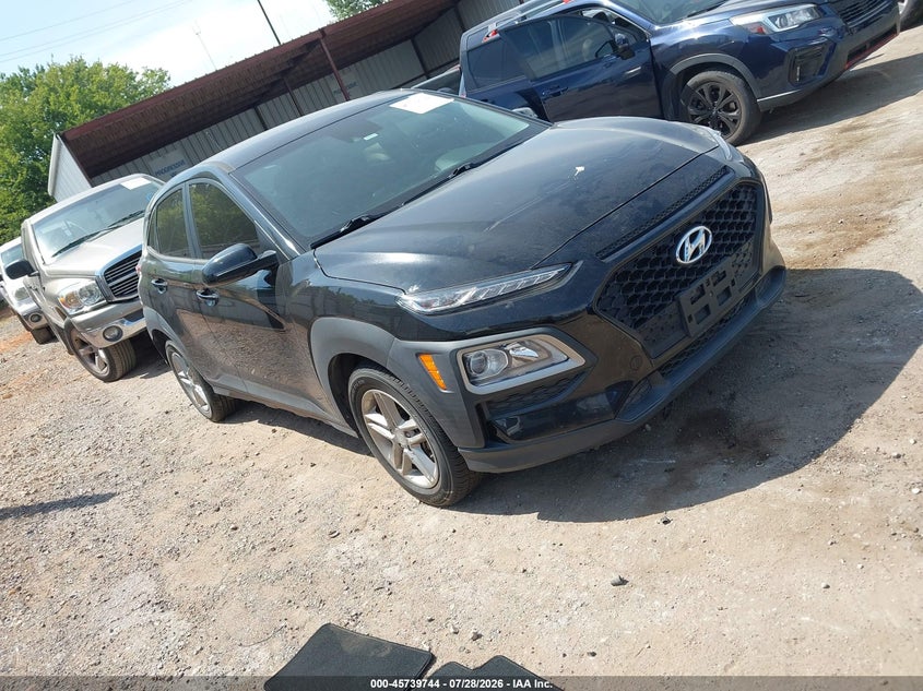 2020 Hyundai Kona VIN KM8K1CAA0LU554324 IAAI salvage auction — REAR END, Clear (Oklahoma), sold $3,450 on 2026-08-01 (photo 1)