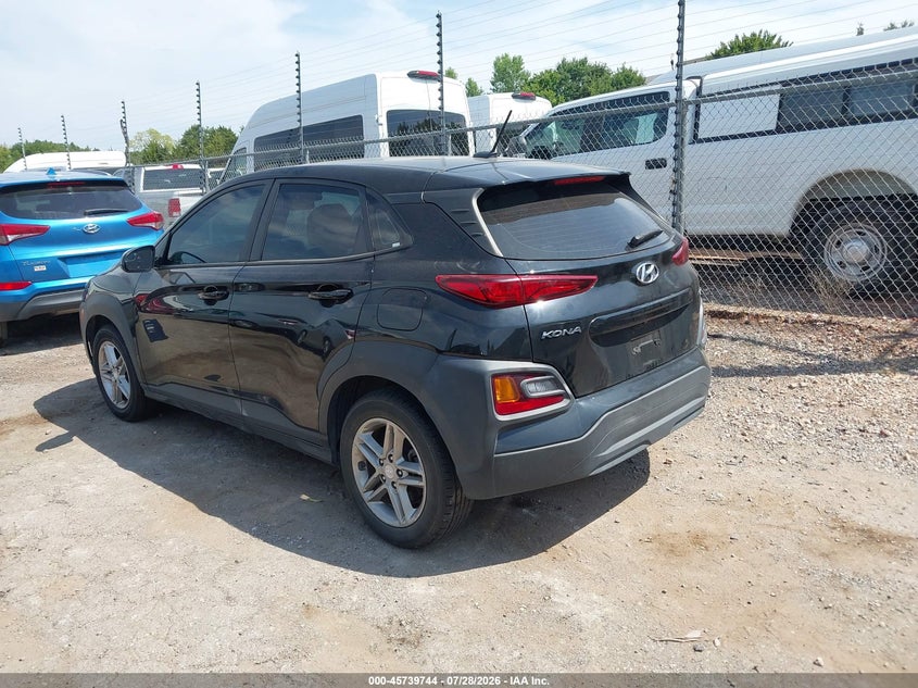 2020 Hyundai Kona VIN KM8K1CAA0LU554324 IAAI salvage auction — REAR END, Clear (Oklahoma), sold $3,450 on 2026-08-01 (photo 3)