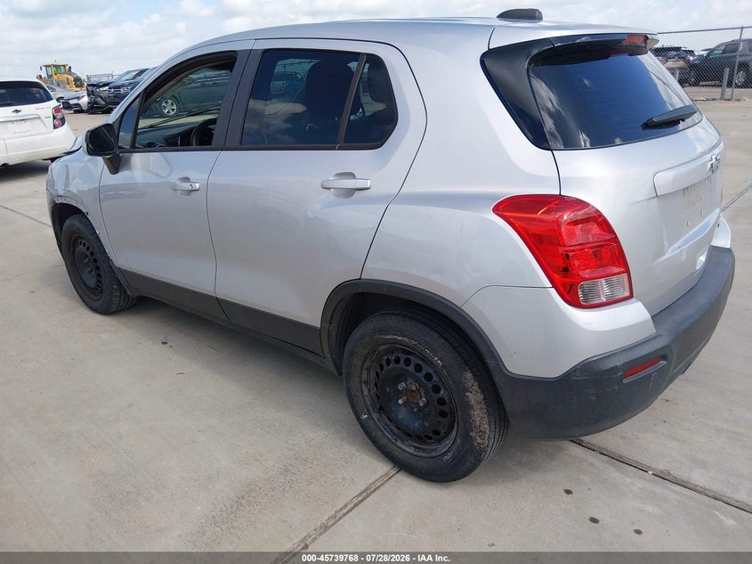 2016 Chevrolet Trax VIN KL7CJKSB2GB545472 IAAI salvage auction — FRONT END, Original (Texas), sold $1,500 on 2026-07-31 (photo 3)