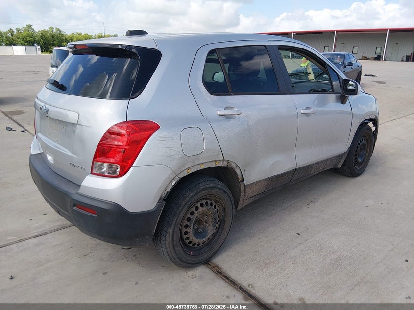 2016 Chevrolet Trax VIN KL7CJKSB2GB545472 IAAI salvage auction — FRONT END, Original (Texas), sold $1,500 on 2026-07-31 (photo 4)