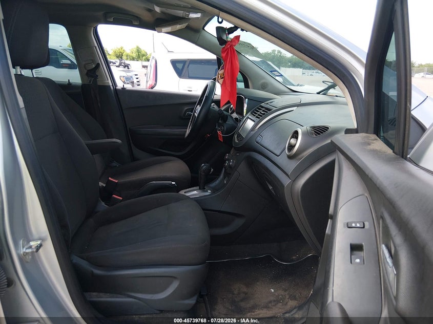 2016 Chevrolet Trax VIN KL7CJKSB2GB545472 IAAI salvage auction — FRONT END, Original (Texas), sold $1,500 on 2026-07-31 (photo 5)
